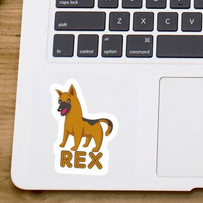 Sticker German Shepherd Rex Notebook Sticker German Shepherd Rex Gift package Image