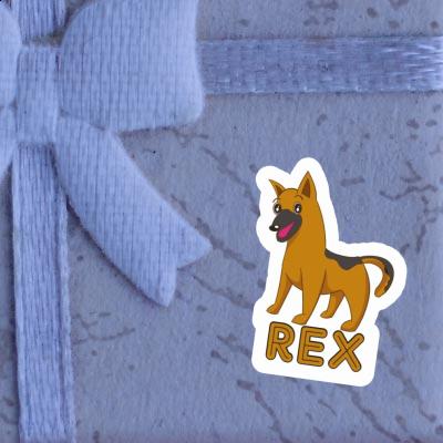 Sticker German Shepherd Rex Notebook Sticker German Shepherd Rex Notebook Image