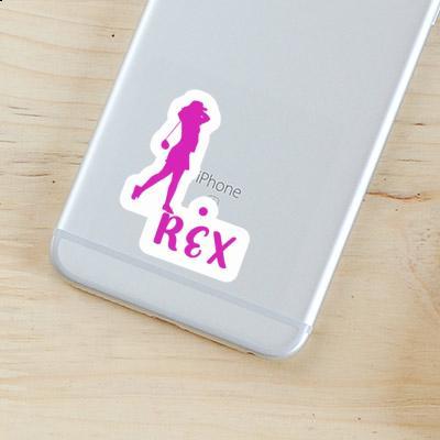 Rex Autocollant Golfeuse Notebook Rex Autocollant Golfeuse Notebook Image