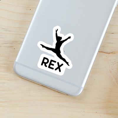 Gymnaste Autocollant Rex Gymnaste Autocollant Rex Image