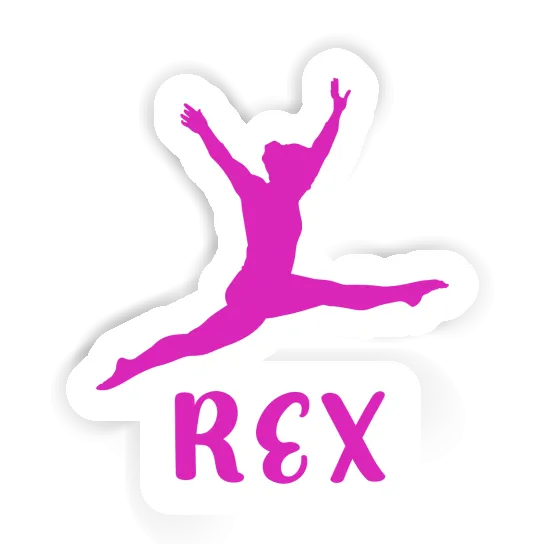 Sticker Gymnastin Rex Sticker Gymnastin Rex Image