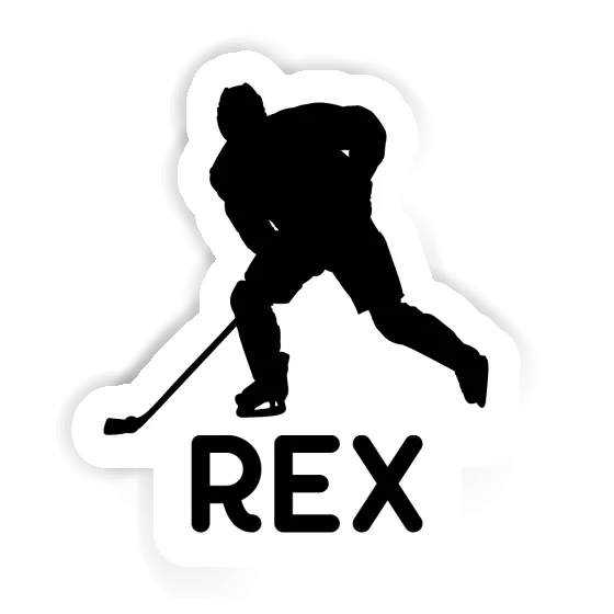 Autocollant Rex Joueur de hockey Gift package Image