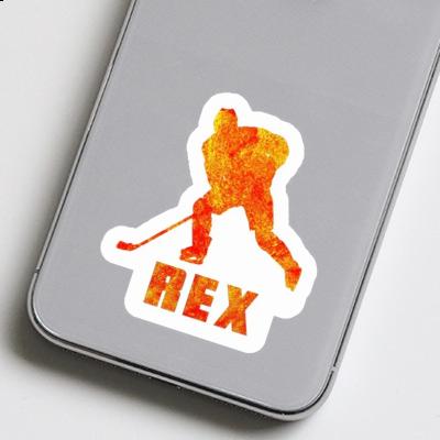 Rex Autocollant Joueur de hockey Gift package Image