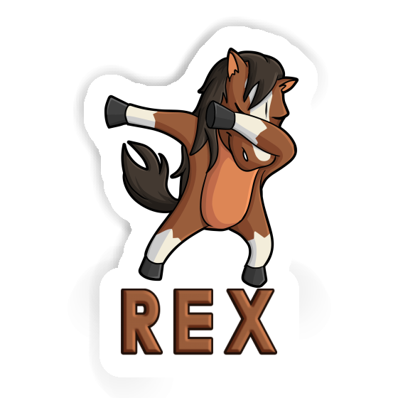 Sticker Rex Pferd Laptop Image