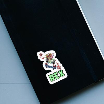 Rex Aufkleber Skateboarder Laptop Rex Aufkleber Skateboarder Laptop Image