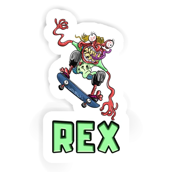 Rex Aufkleber Skateboarder Notebook Rex Aufkleber Skateboarder Gift package Image