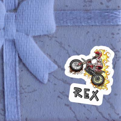 Autocollant Rex Dirt Biker Notebook Image