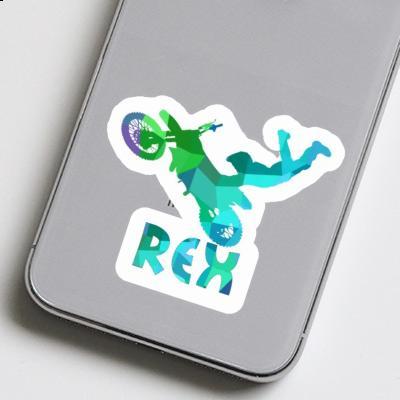 Rex Sticker Motocross-Fahrer Rex Sticker Motocross-Fahrer Image