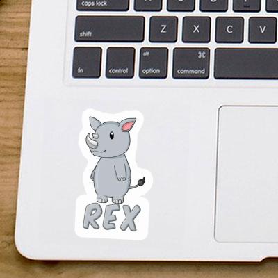 Aufkleber Rex Rhinozeros Gift package Image