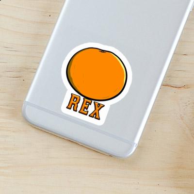 Sticker Orange Rex Laptop Sticker Orange Rex Laptop Image