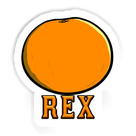 Rex Autocollant Orange Rex Autocollant Orange Image
