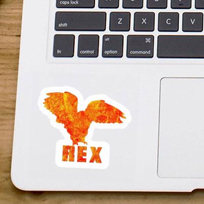 Hibou Autocollant Rex Notebook Image