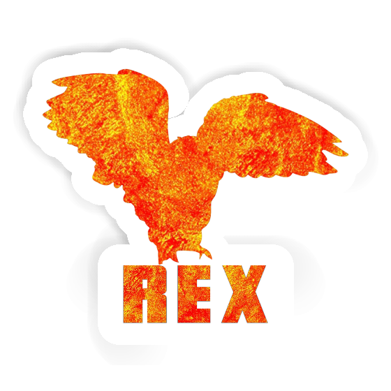Sticker Eule Rex Notebook Image