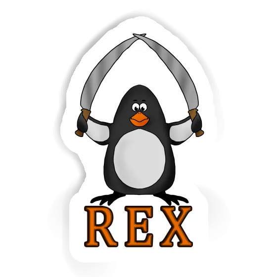 Autocollant Rex Pingouin Notebook Autocollant Rex Pingouin Gift package Image