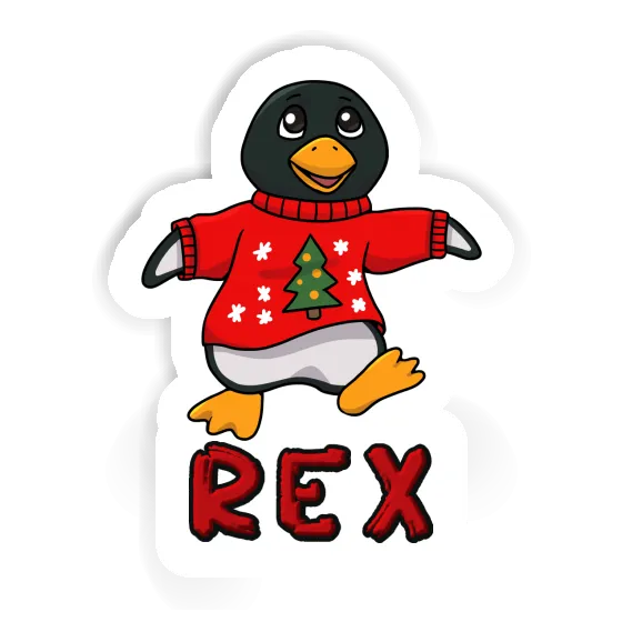 Weihnachtspinguin Aufkleber Rex Notebook Weihnachtspinguin Aufkleber Rex Gift package Image