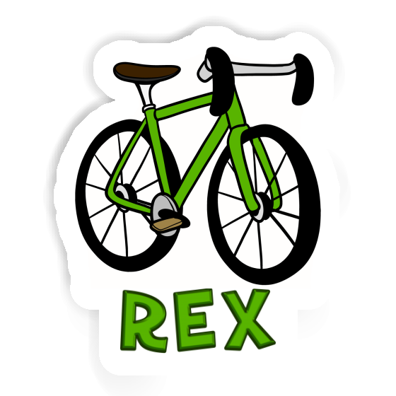 Autocollant Rex Vélo de course Notebook Autocollant Rex Vélo de course Notebook Image