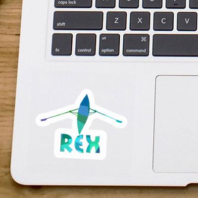 Rowboat Sticker Rex Laptop Rowboat Sticker Rex Laptop Image