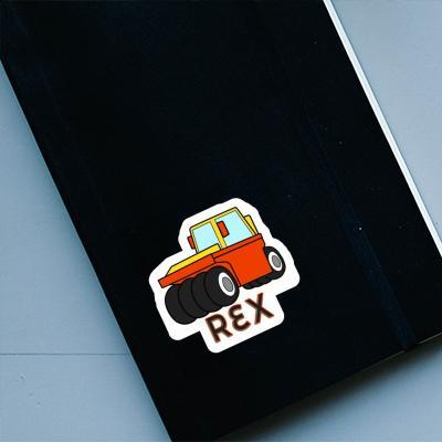 Autocollant Rex Rouleau à pneus Laptop Image