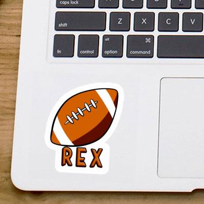 Rex Autocollant Rugby Laptop Rex Autocollant Rugby Laptop Image