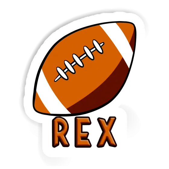 Rex Autocollant Rugby Notebook Rex Autocollant Rugby Notebook Image