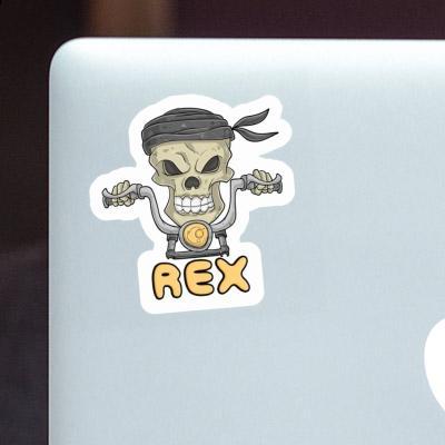 Rex Autocollant Motard Rex Autocollant Motard Image