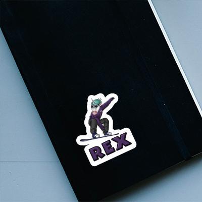 Rex Autocollant Boardeuse Laptop Rex Autocollant Boardeuse Laptop Image