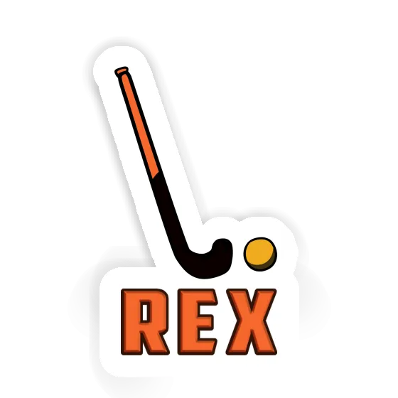 Autocollant Rex Crosse d'unihockey Laptop Image