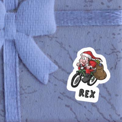Rex Aufkleber Fahrradfahrer Rex Aufkleber Fahrradfahrer Image