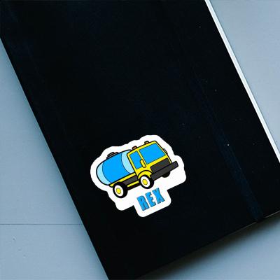 Autocollant Rex Camion d'eau Notebook Image