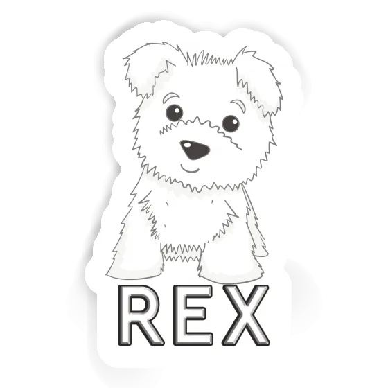 Aufkleber Rex Westie Notebook Aufkleber Rex Westie Gift package Image
