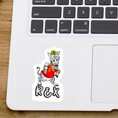 Sticker Rex Baseballspieler Notebook Sticker Rex Baseballspieler Gift package Image