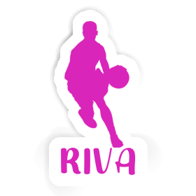Joueur de basket-ball Autocollant Riva Image