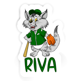 Autocollant Chat Riva Image