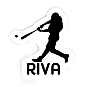 Baseballspieler Aufkleber Riva Image
