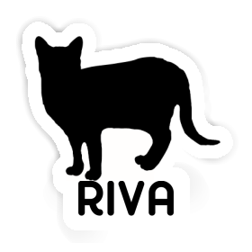 Autocollant Chat Riva Image