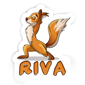 Sticker Riva Yoga Squirrel Image