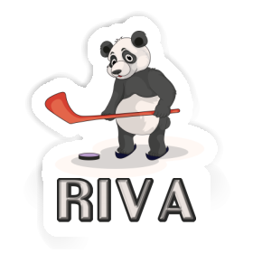 Ice Hockey Panda Sticker Riva Image