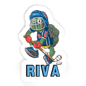 Hockey Player Sticker Riva Image