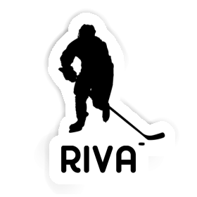 Autocollant Riva Joueur de hockey Image