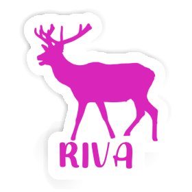 Riva Autocollant Cerf Image