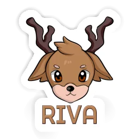 Riva Autocollant Cerf Image