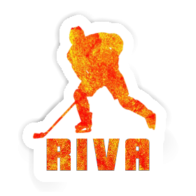 Joueur de hockey Autocollant Riva Image