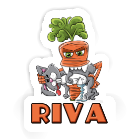 Autocollant Riva Carotte monstre Image