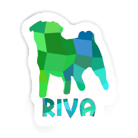 Riva Aufkleber Mops Image