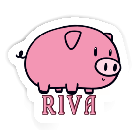Cochon Autocollant Riva Image