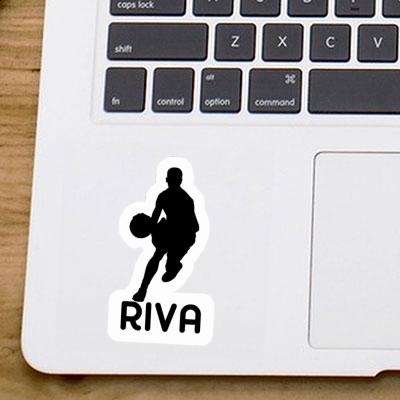 Riva Autocollant Joueur de basket-ball Riva Autocollant Joueur de basket-ball Image