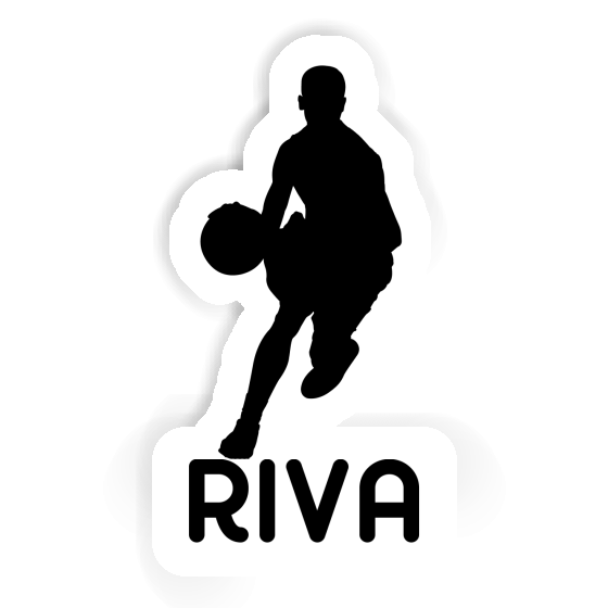 Riva Autocollant Joueur de basket-ball Notebook Riva Autocollant Joueur de basket-ball Notebook Image