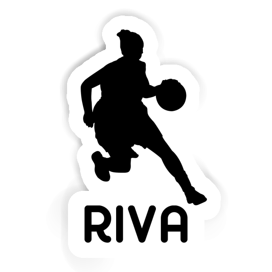Sticker Riva Basketballspielerin Notebook Sticker Riva Basketballspielerin Gift package Image