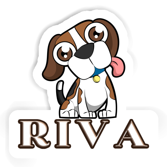 Sticker Riva Beagle-Hund Notebook Sticker Riva Beagle-Hund Gift package Image