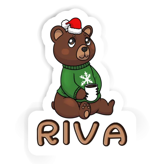 Sticker Christmas Bear Riva Image